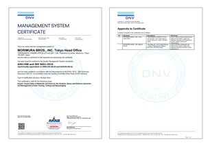 management system certificate